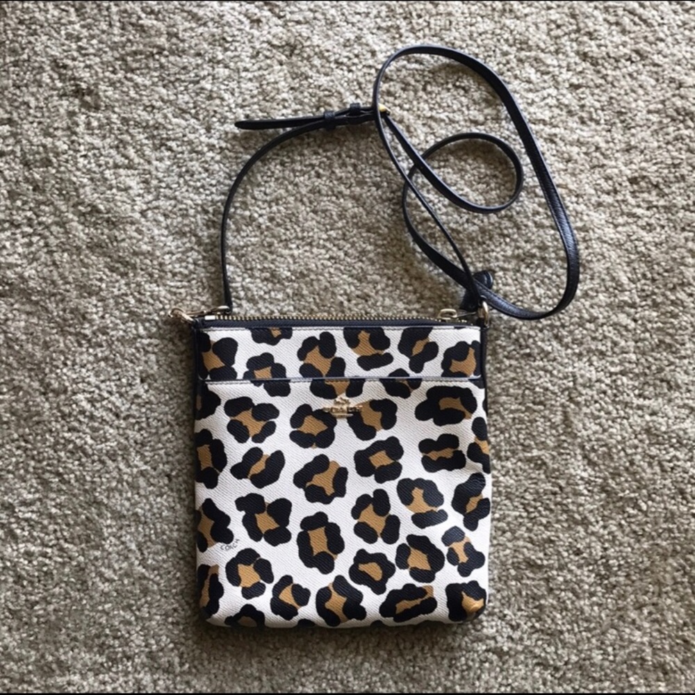 Coach Leopard Crossbody Purse
